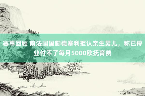 赛事回顾 前法国国脚德塞利拒认亲生男儿，称已停业付不了每月5000欧抚育费