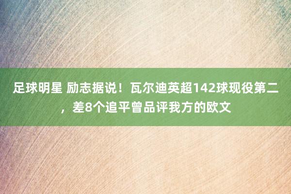 足球明星 励志据说！瓦尔迪英超142球现役第二，差8个追平曾品评我方的欧文