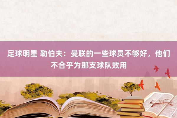 足球明星 勒伯夫：曼联的一些球员不够好，他们不合乎为那支球队效用